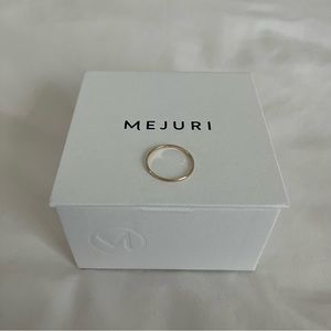 Mejuri 14k Solid Gold Stacker Ring